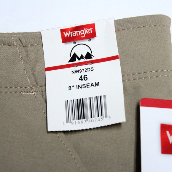 Wrangler Size 46 Hiker Shorts 8" Inseam Dark Khaki - Picture 9 of 11